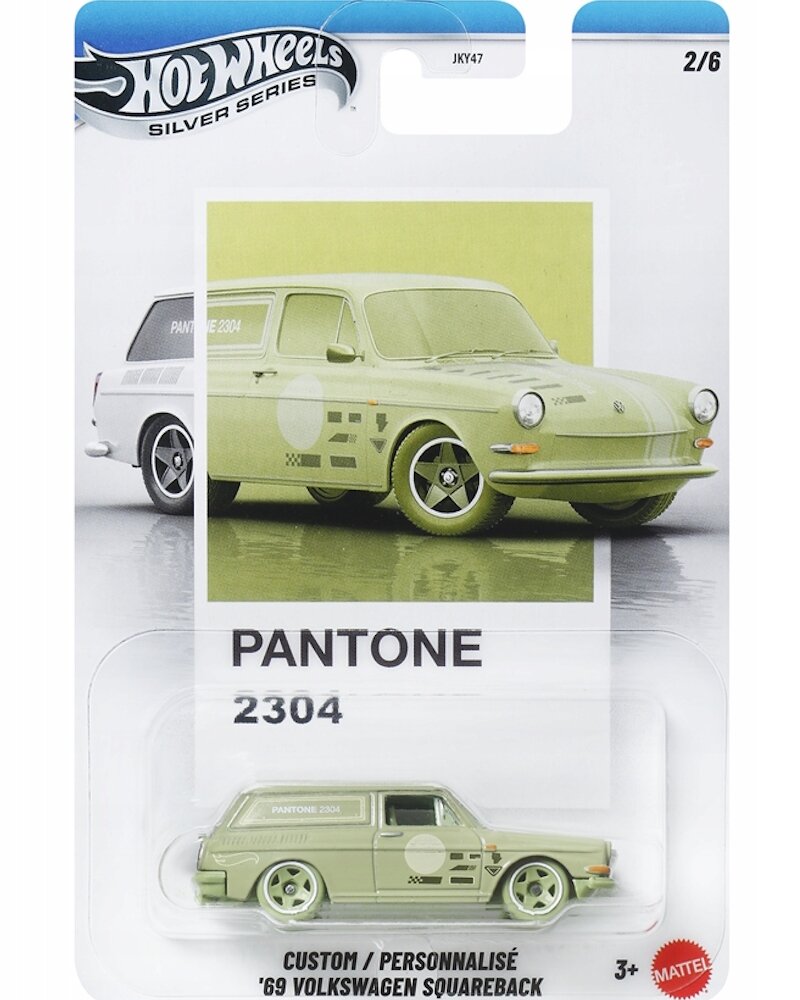 Hot Wheels Masina metalica Silver Series Pantone 2304 69 Volkswagen Squareback JKY60