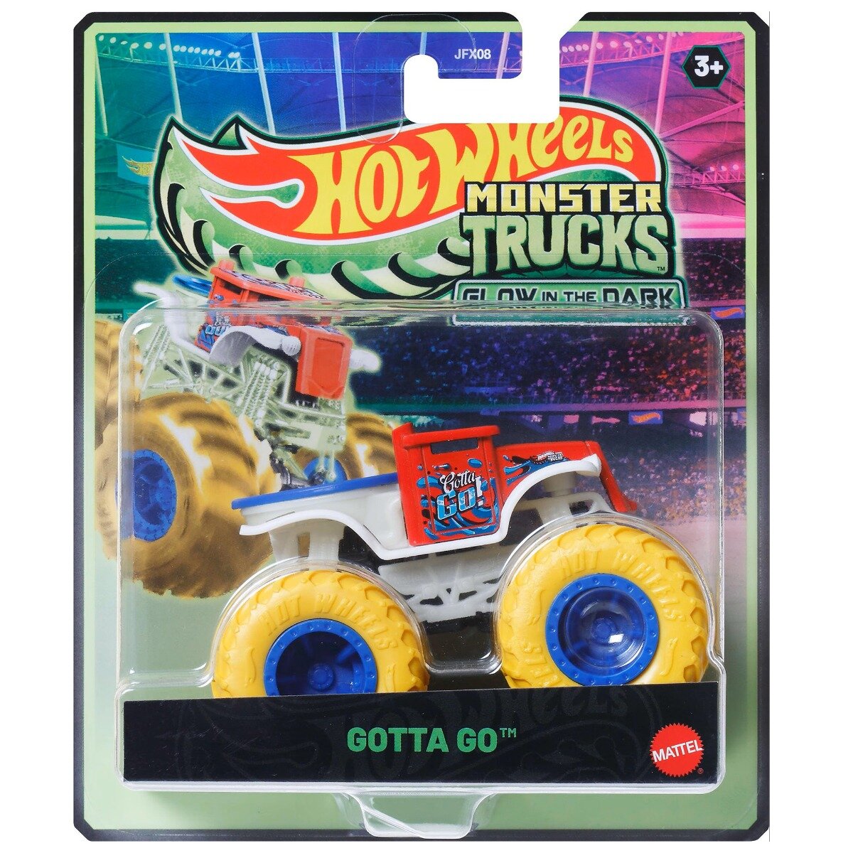 Hot Wheels Masina Monster Truck Glow In The Dark Gotta Go JCG69