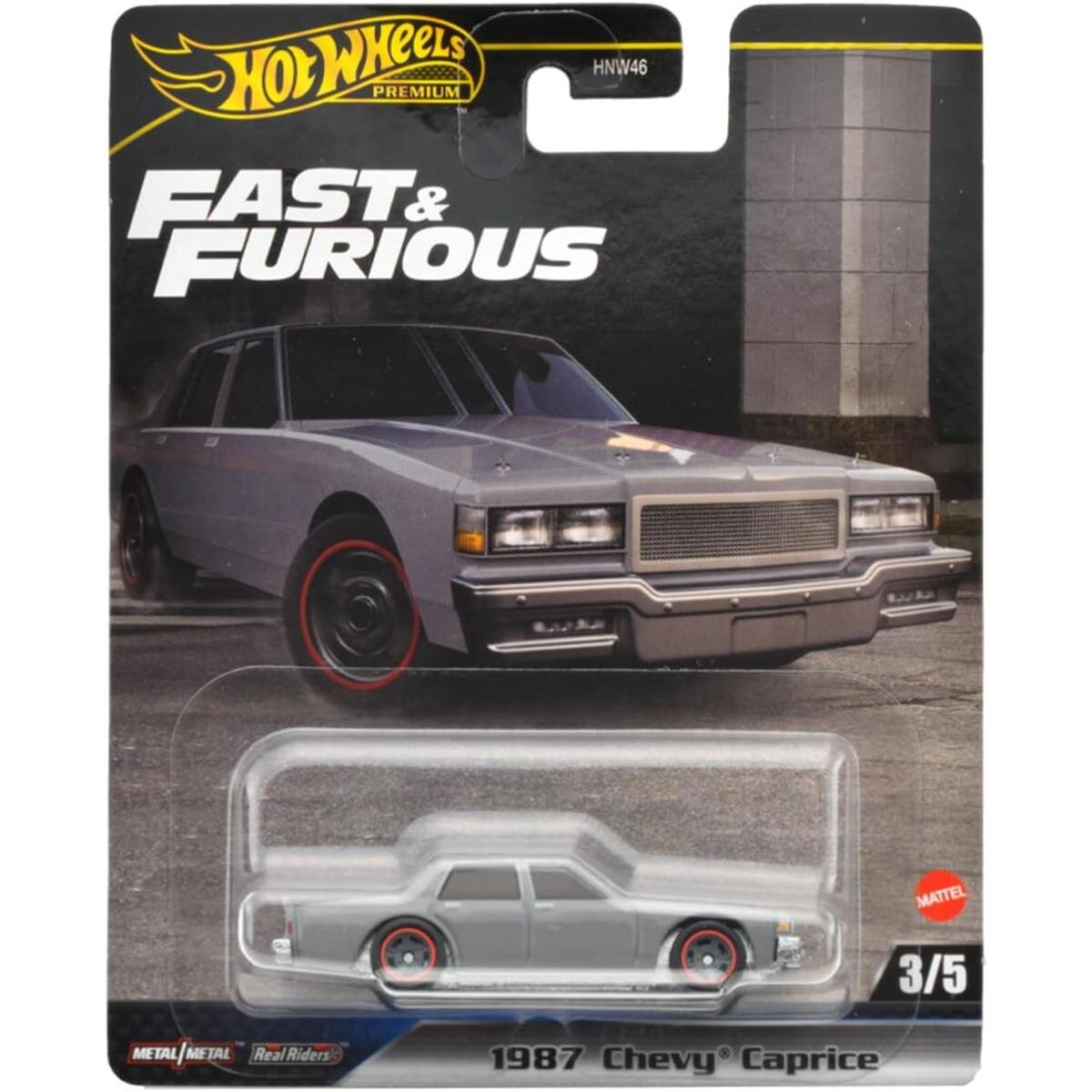 Hot Wheels Masinuta din metal Fast and Furious 1987 Chevy Caprice HRT98