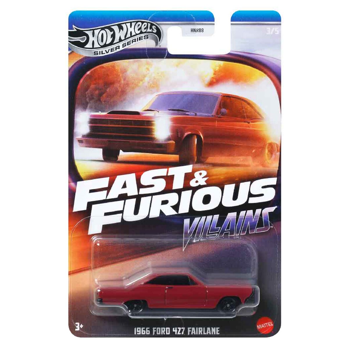 Hot Wheels Masinuta Fast and Furious 1966 Ford 427 Fairlane JBY36
