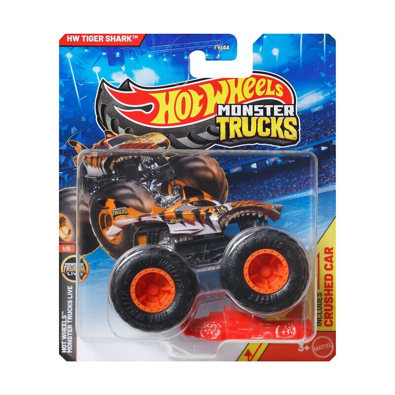 Hot Wheels Masinuta Monster Truck Hw Tiger Shark JKJ90