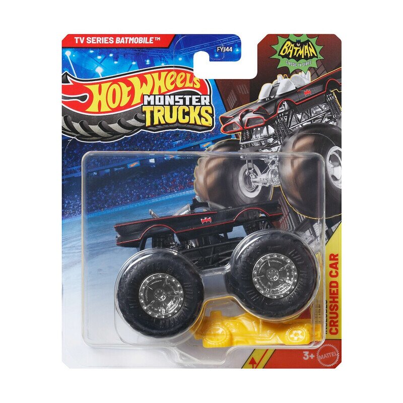 Hot Wheels Masinuta Monster Truck Tv Series Batmobile JND65