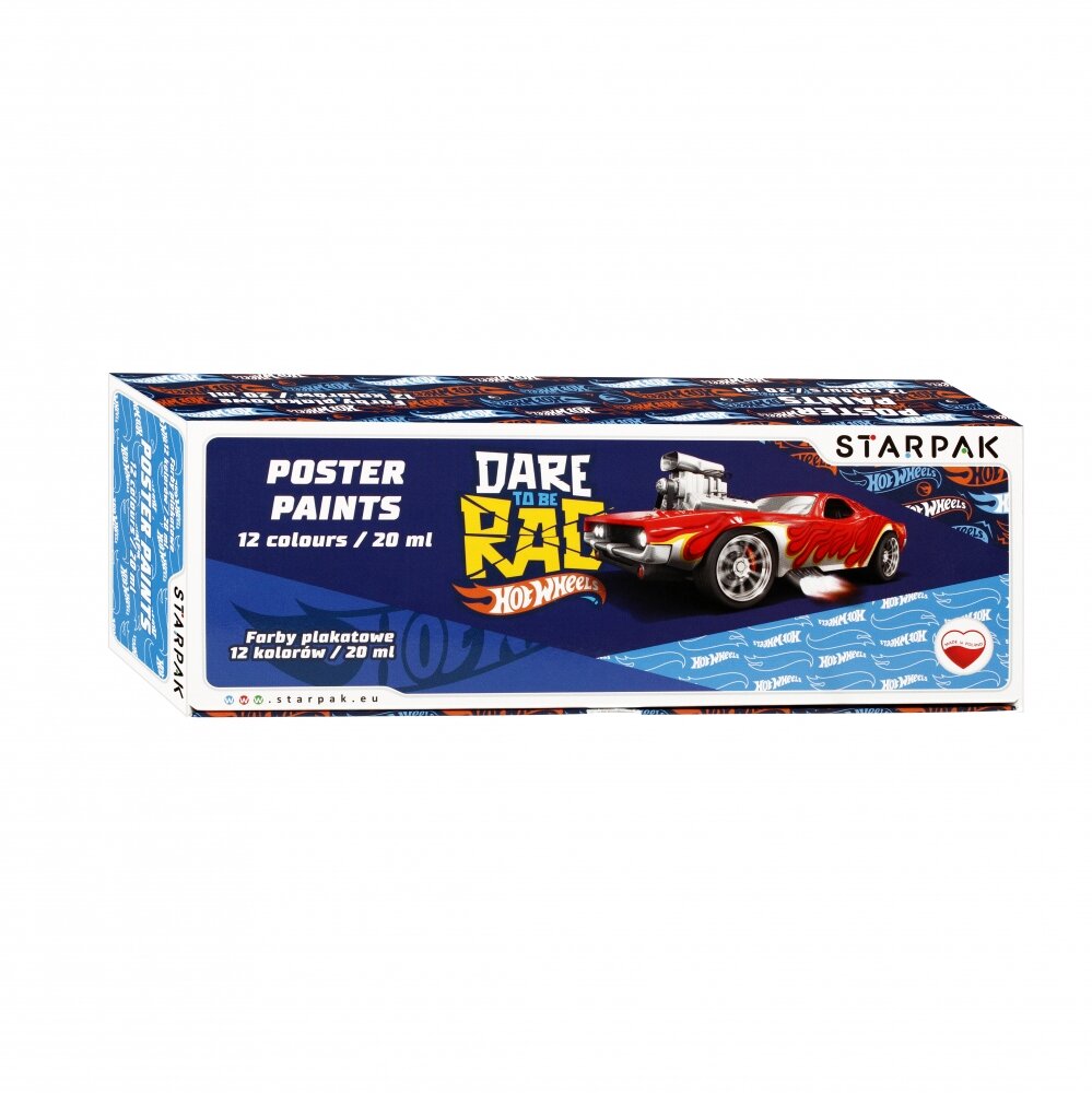 Hot Wheels Set 12 acuarele