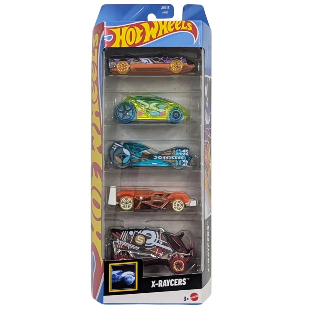 Hot Wheels Set 5 masinute 2026 X-Raycers JKG15