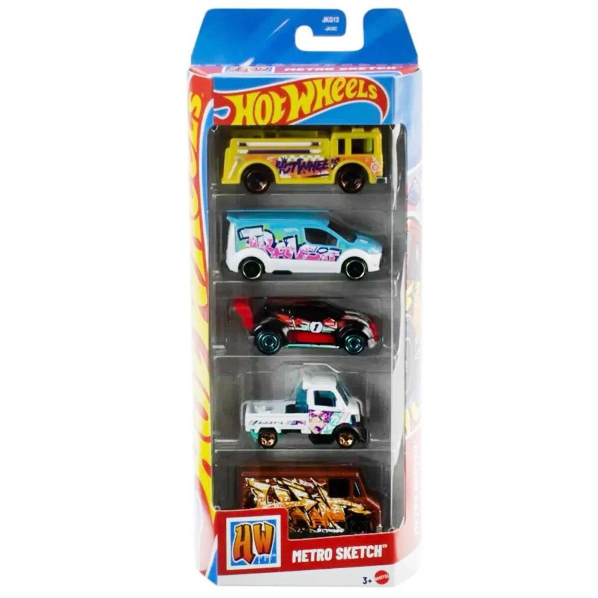 Hot Wheels Set 5 masinute Metro Sketch JKG13
