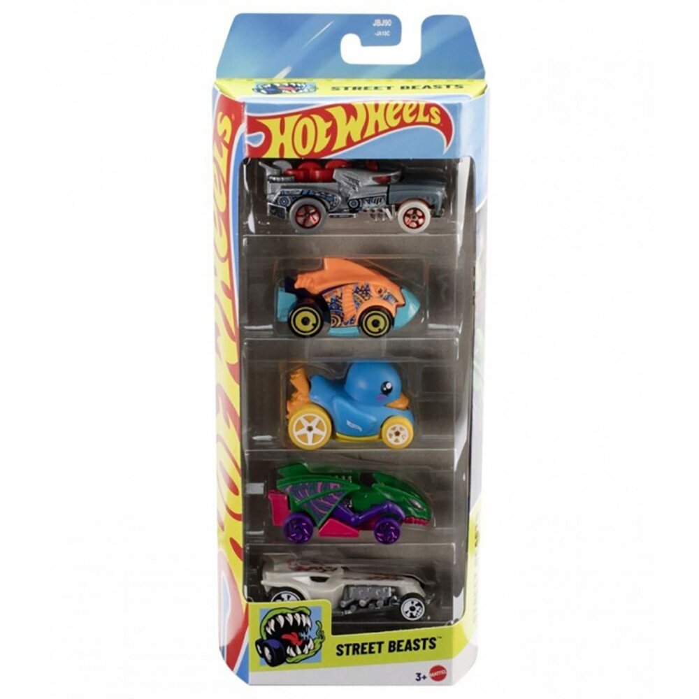 Hot Wheels Set 5 masinute Street Beasts JBJ90