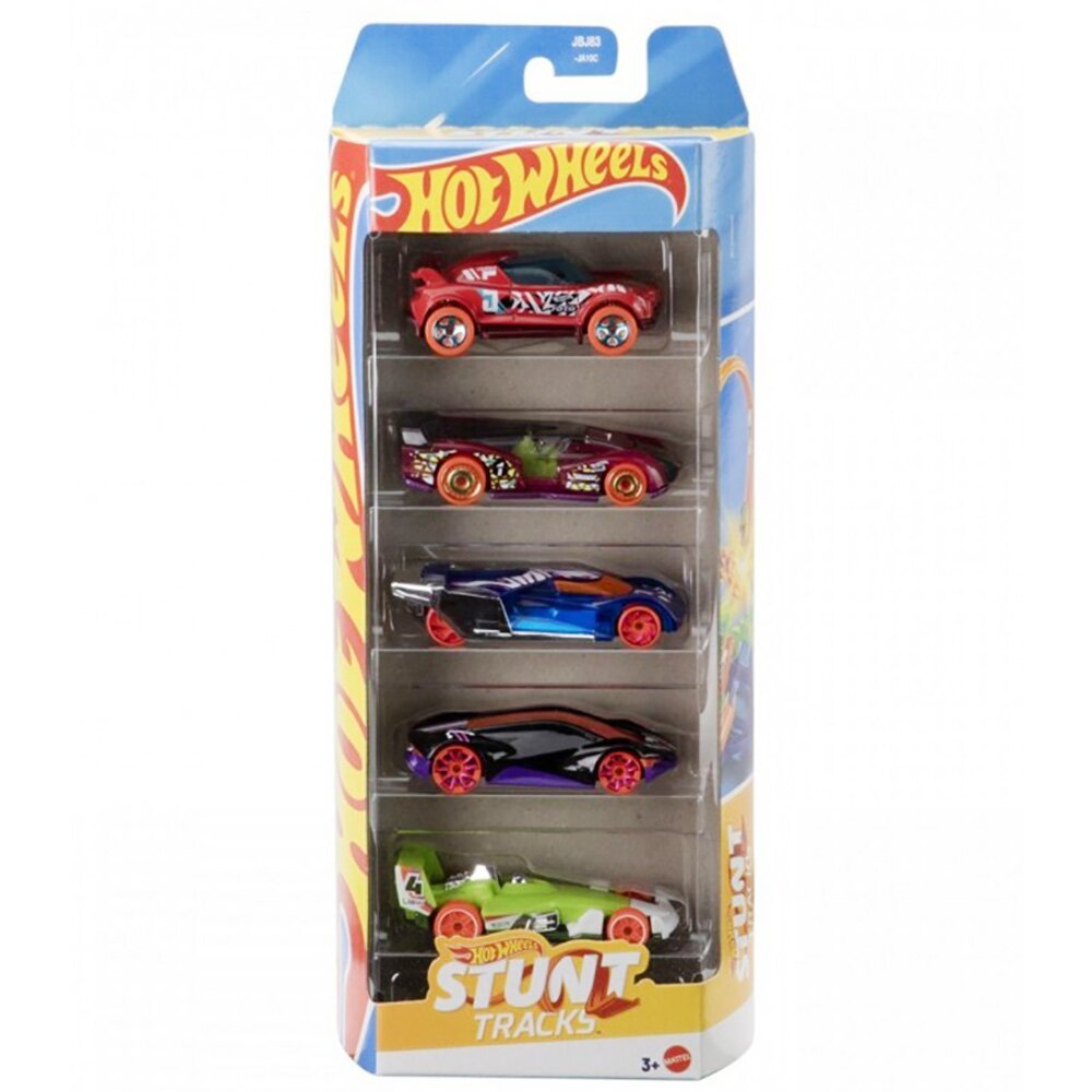 Hot Wheels Set 5 masinute Stunt Tracks JBJ83
