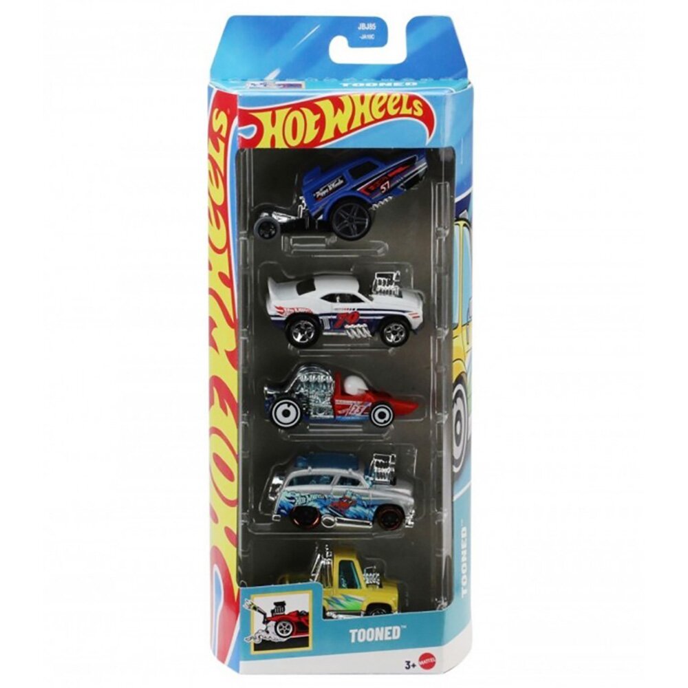 Hot Wheels Set 5 masinute Tooned JBJ85