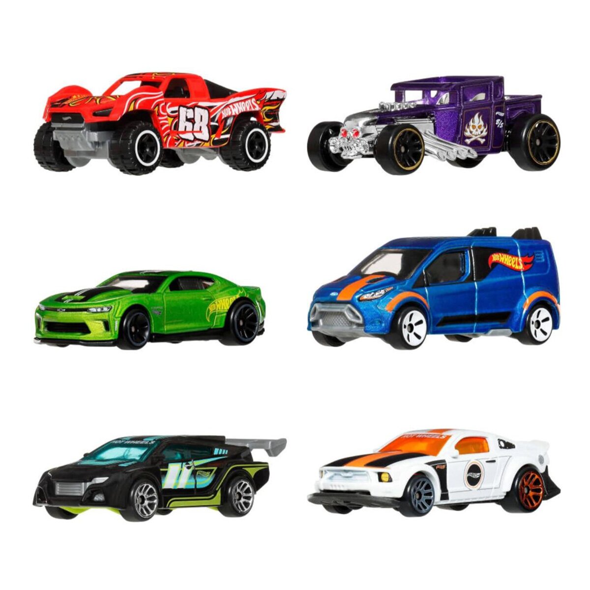 Hot Wheels Set 6 masini Silver Series Legends 1:64 JLB24