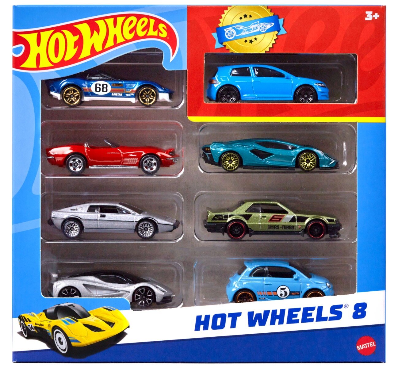 Hot Wheels Set 8 masini metalice 1:64 HPV78