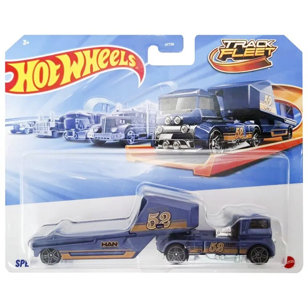 Hot Wheels Set camion cu remorca Track Fleet Speed Blaster JCM63