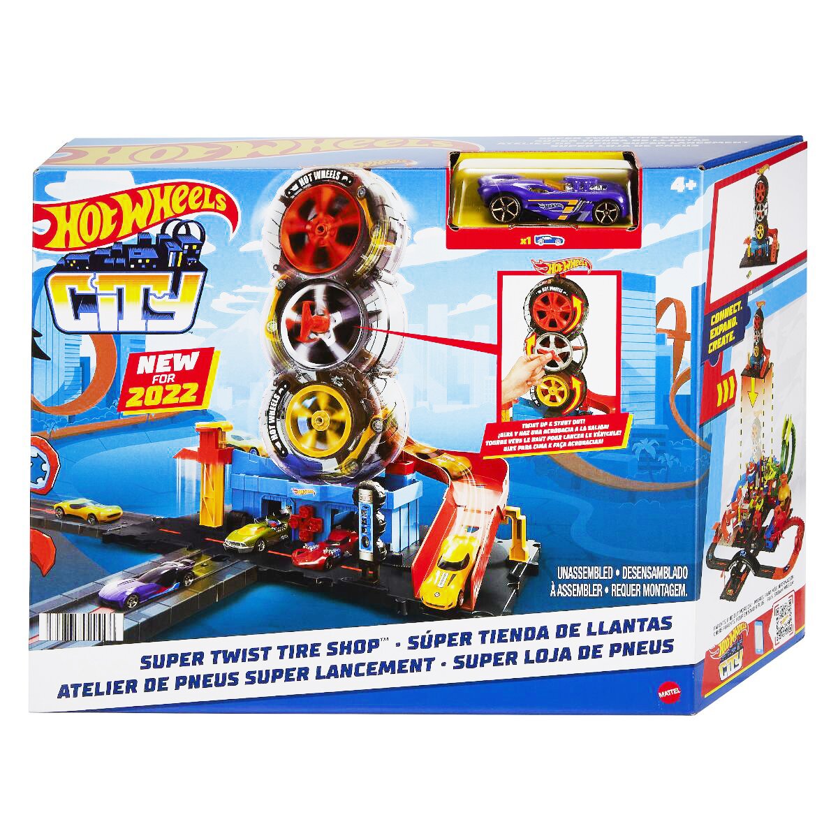 Hot Wheels Set de joaca City Atelierul de pneuri