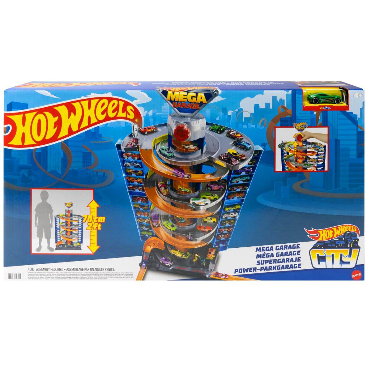Hot Wheels Set de joaca cu masinuta City Mega Garage GTT95