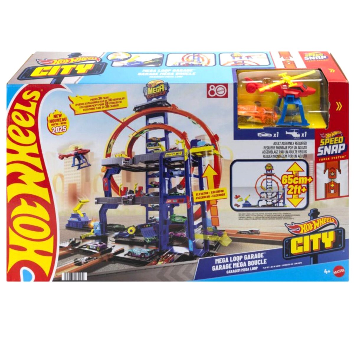 Hot Wheels Set de joaca cu masinuta City Mega Garage JBM74