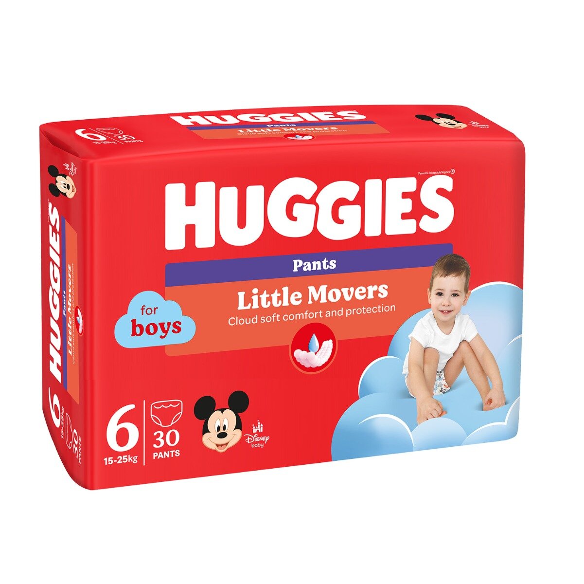 Huggies Scutece Chilotel Jumbo Nr 6 Baieti 15-25 kg 30 buc
