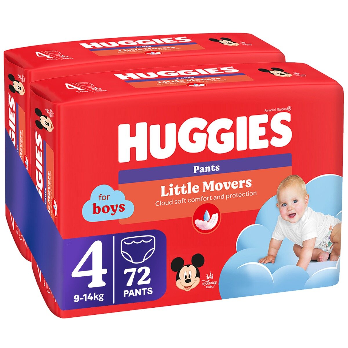 Huggies Scutece chilotel Pants Jumbo Nr 4 Boy 9-14 kg 72 buc
