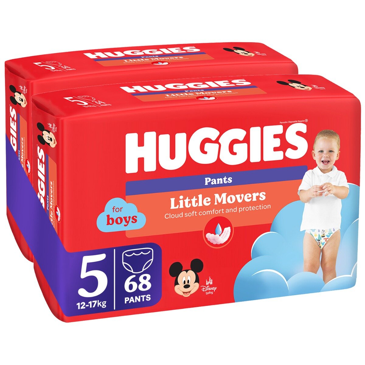 Huggies Scutece chilotel Pants Jumbo Nr 5 Boy 12-17 kg 68 buc