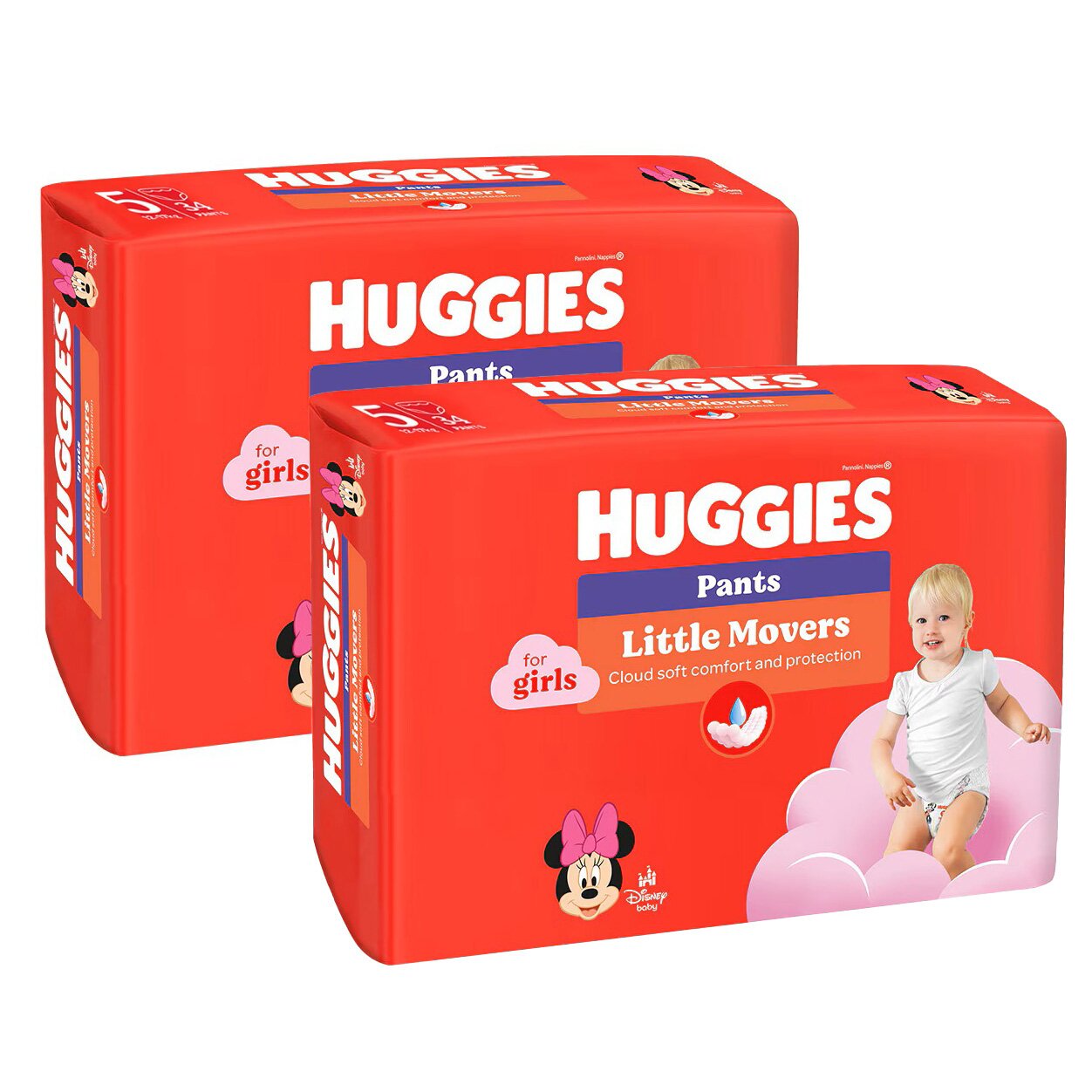 Huggies Scutece chilotel Pants Jumbo Nr 5 Girl 12-17 kg 68 buc