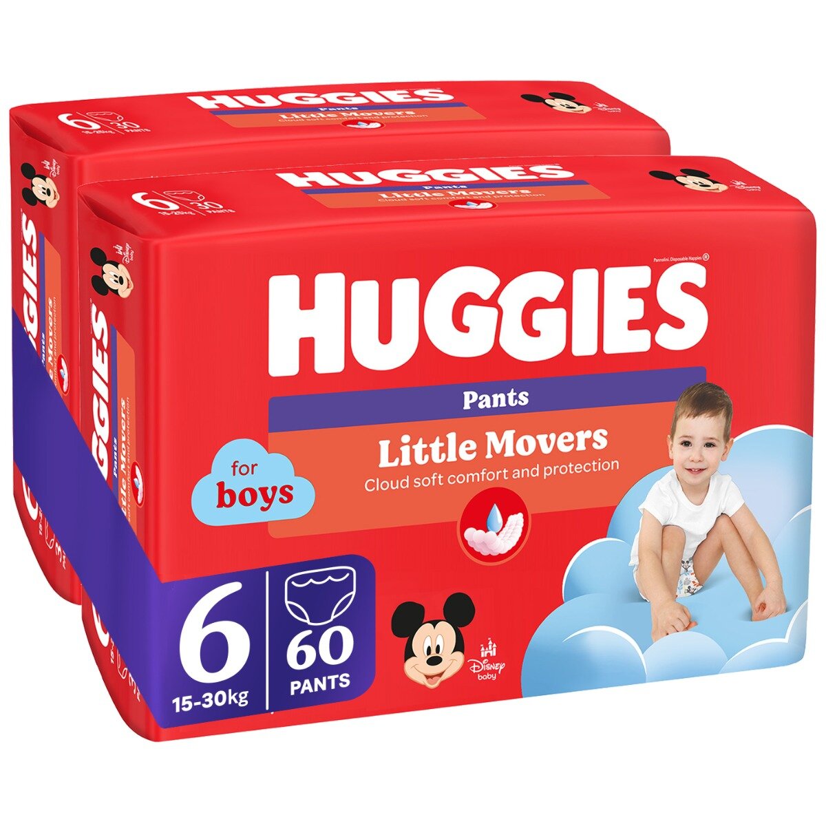 Huggies Scutece chilotel Pants Jumbo Nr 6 Boy 15-30 kg 60 buc