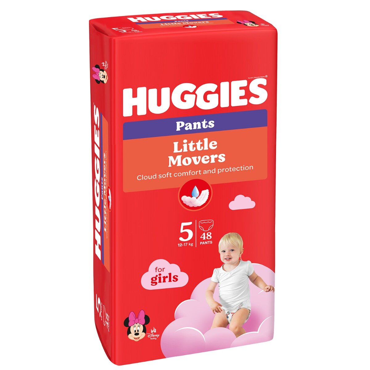 Huggies Scutece chilotel Pants Skin Comfort Nr 5 Girl 48 buc 12-17 kg