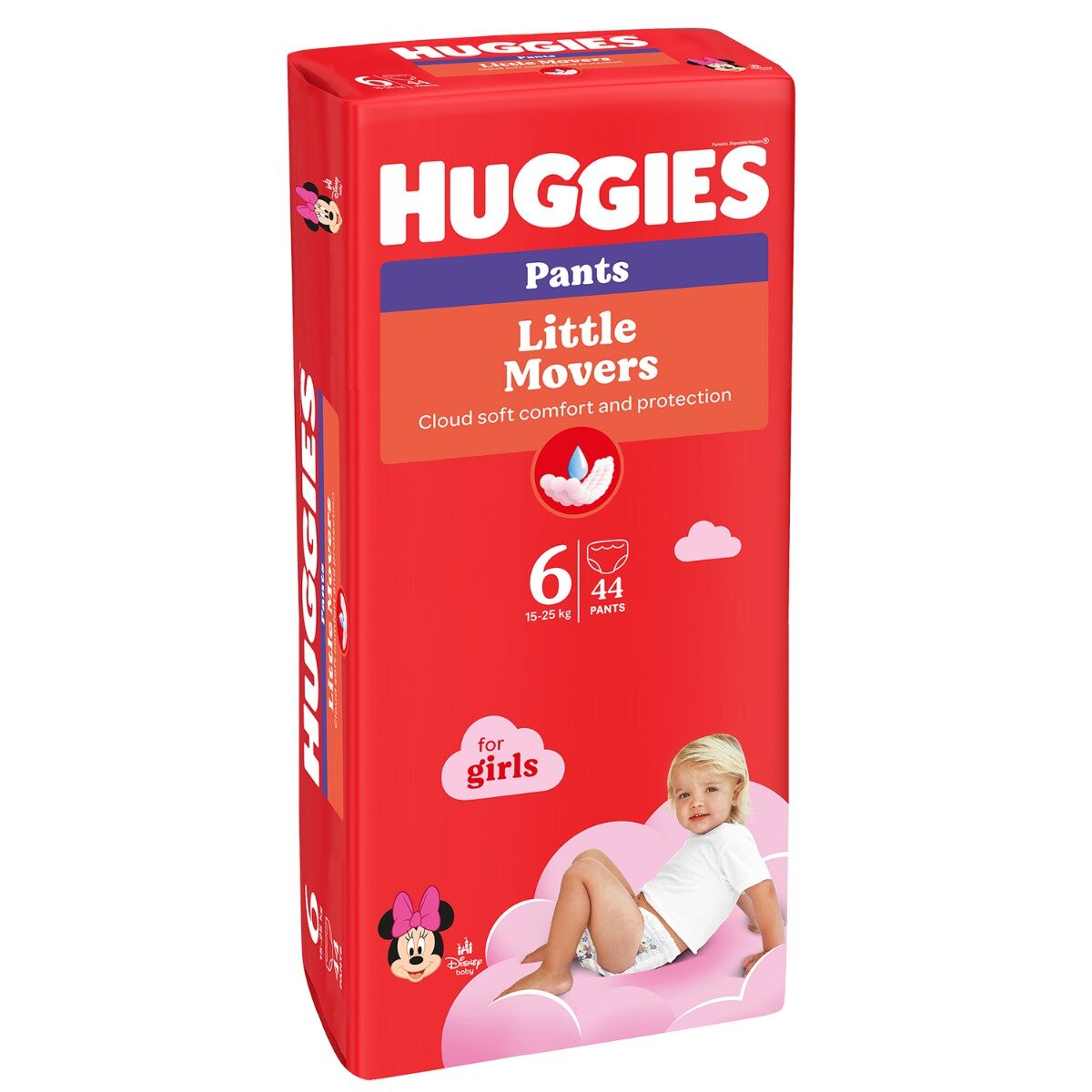 Huggies Scutece chilotel Pants Skin Comfort Nr. 6 Girl 44 Buc 15-25 Kg
