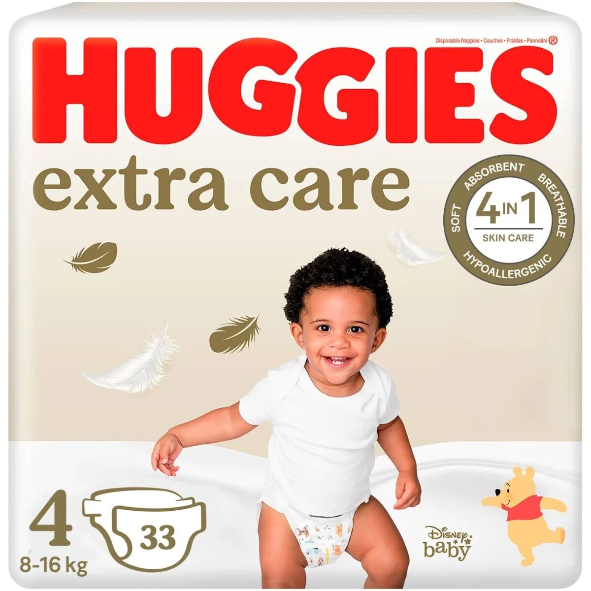 Huggies Scutece Extra Care Jumbo Nr 4 8-16 kg 33 buc