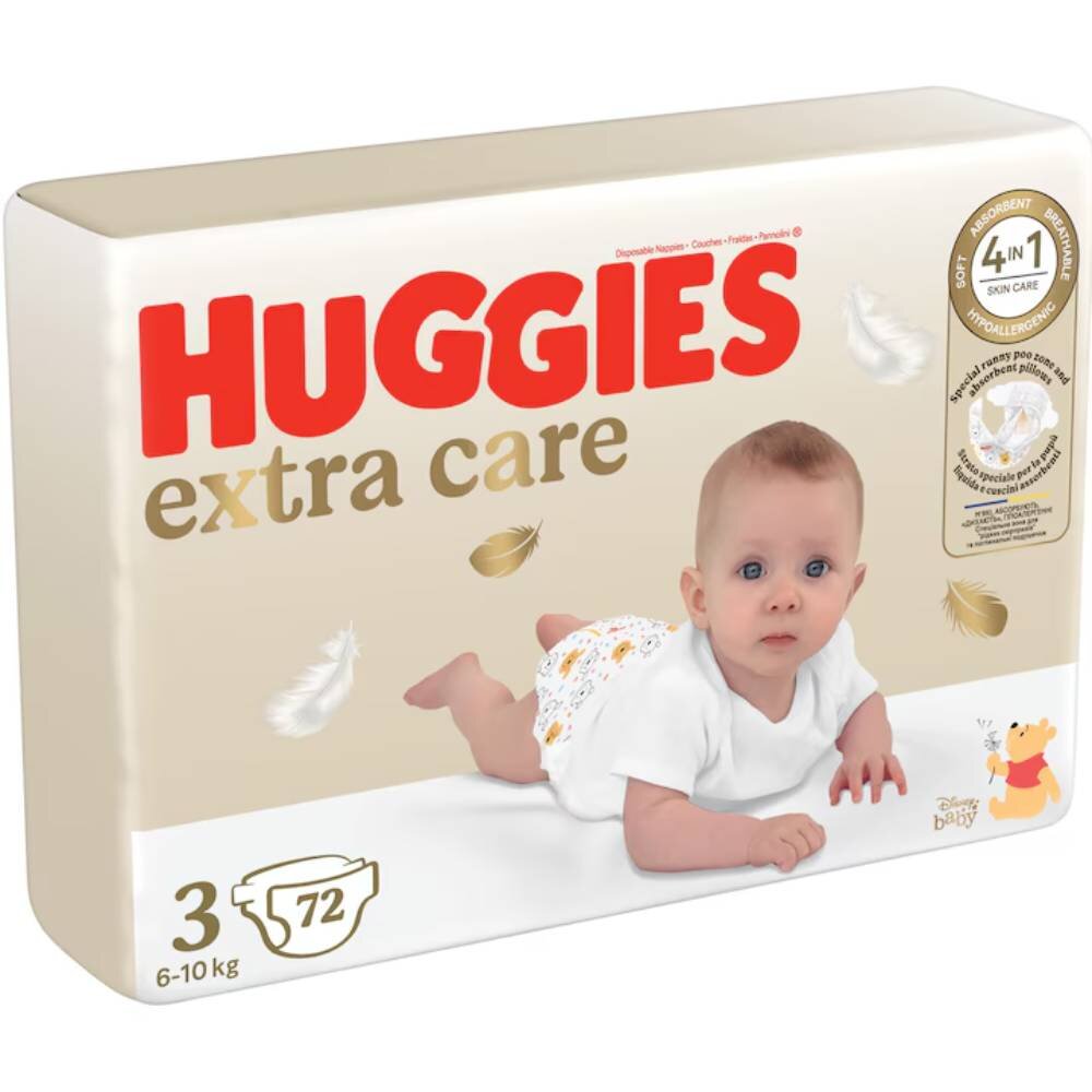 Huggies Scutece Extra Care Mega Nr 3 6-10 kg 72 buc