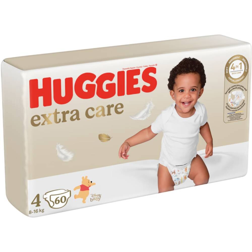 Huggies Scutece Extra Care Mega Nr 4 8-16 kg 60 buc