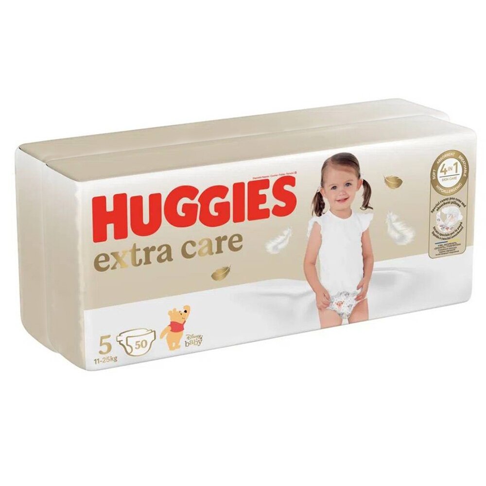 Huggies Scutece Extra Care Mega Nr 5 11-25 kg 100 bucati