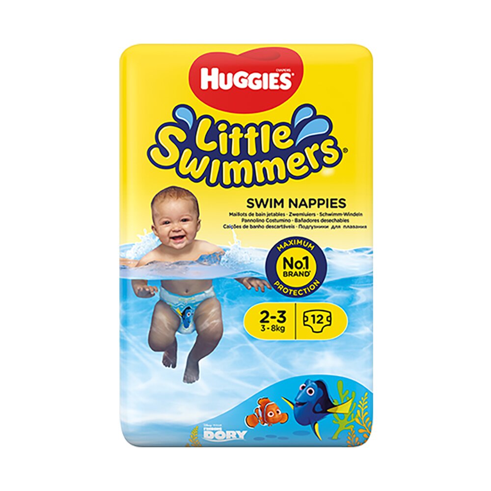 Huggies Scutece Little Swimmers Nr 2-3 3 - 8 Kg 12 buc
