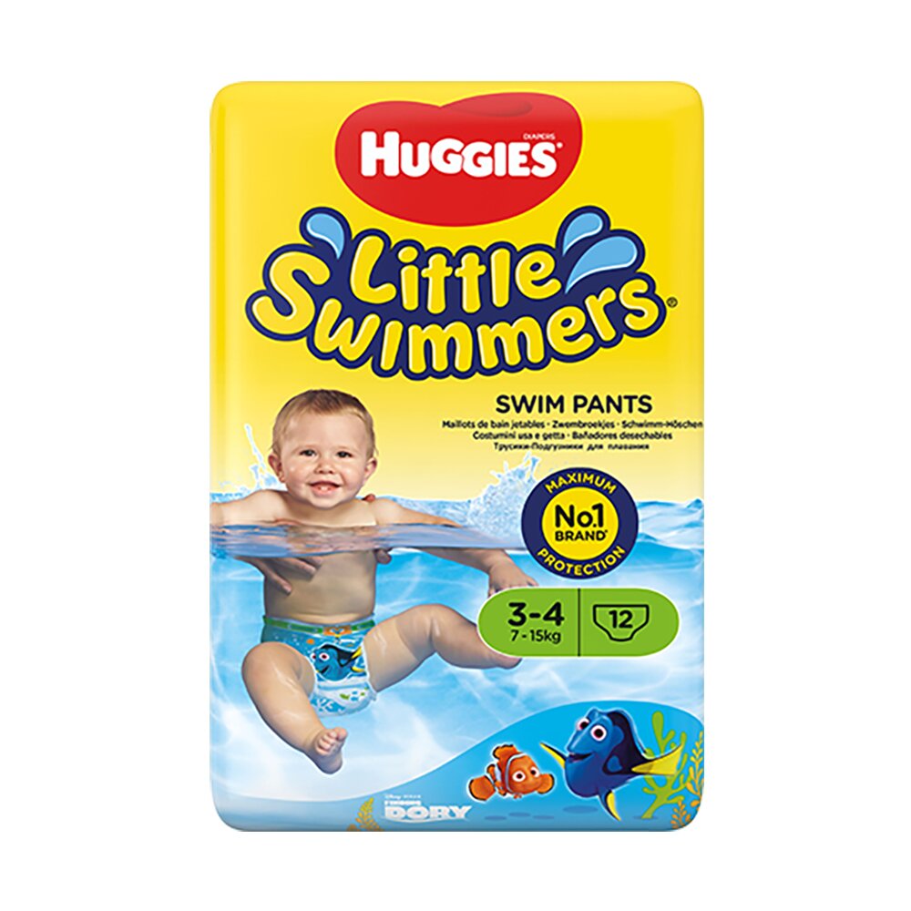 Huggies Scutece Little Swimmers Nr 3-4 7 - 15 Kg 12 buc