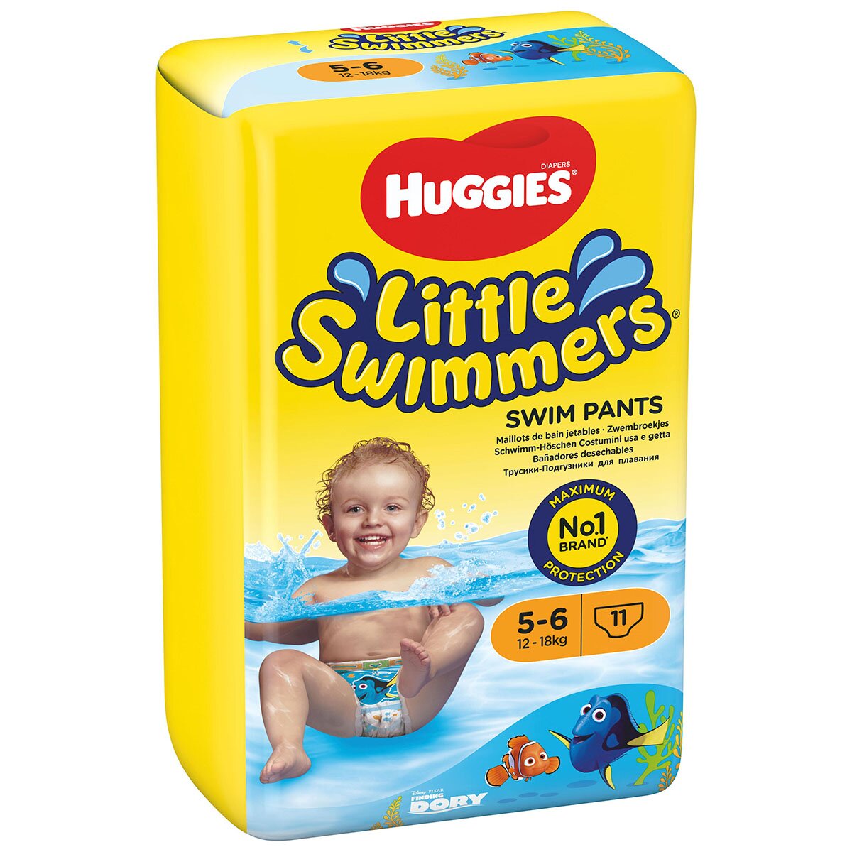 Huggies Scutece Little Swimmers Nr 5-6 12 - 18 Kg 11 buc
