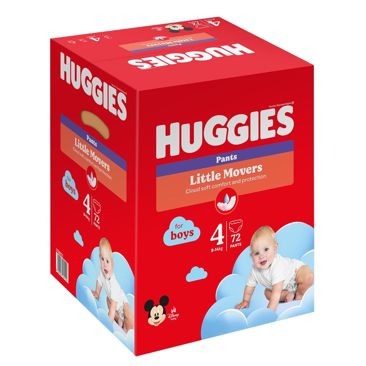 Huggies Scutece Pants Box Boys Nr 4 9 - 14 Kg 72 buc