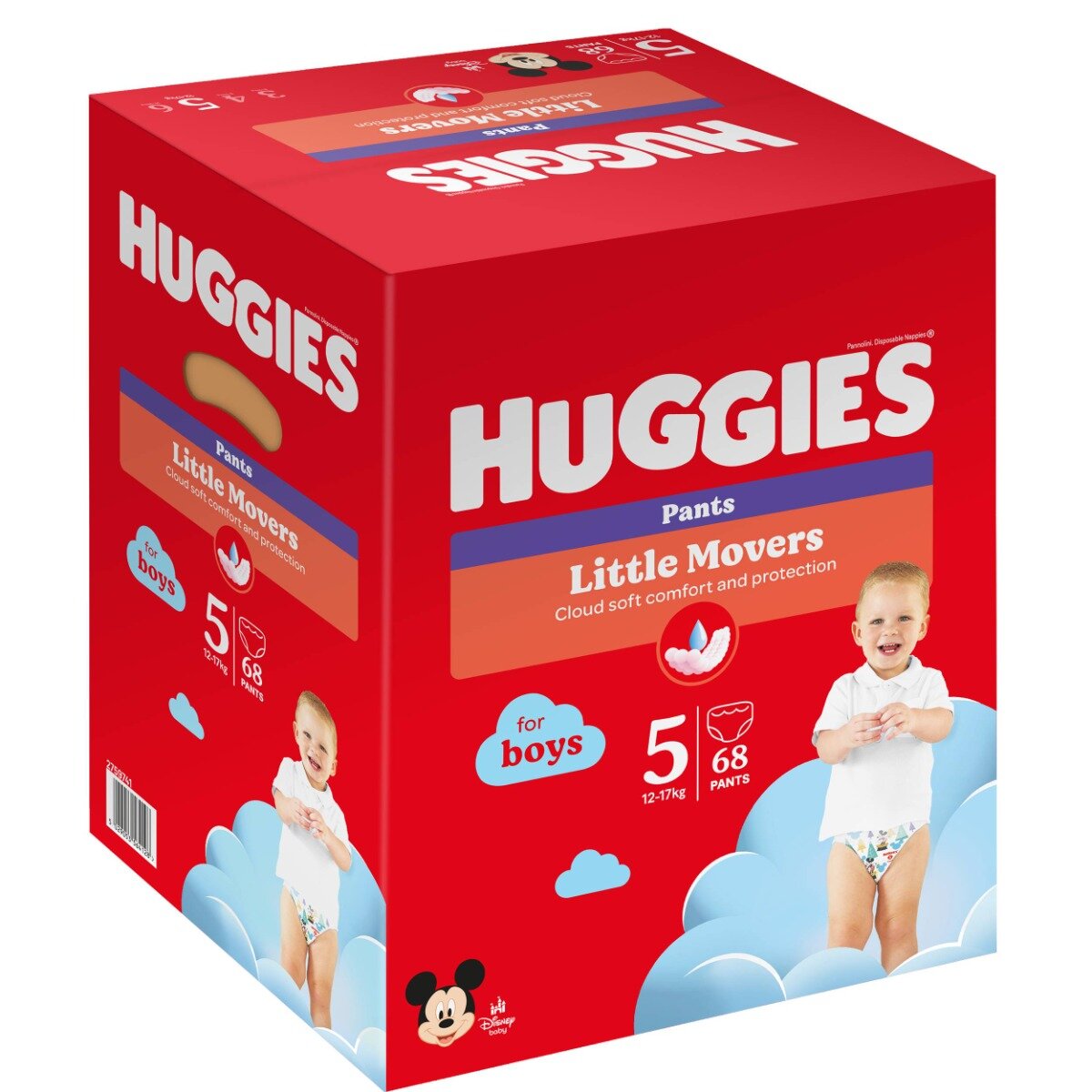 Huggies Scutece Pants Box Boys Nr 5 12 - 17 Kg 68 buc