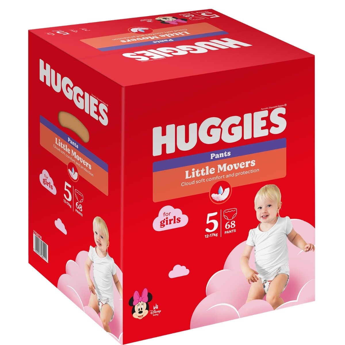 Huggies Scutece Pants Box Girls Nr 5 12 - 17 Kg 68 buc