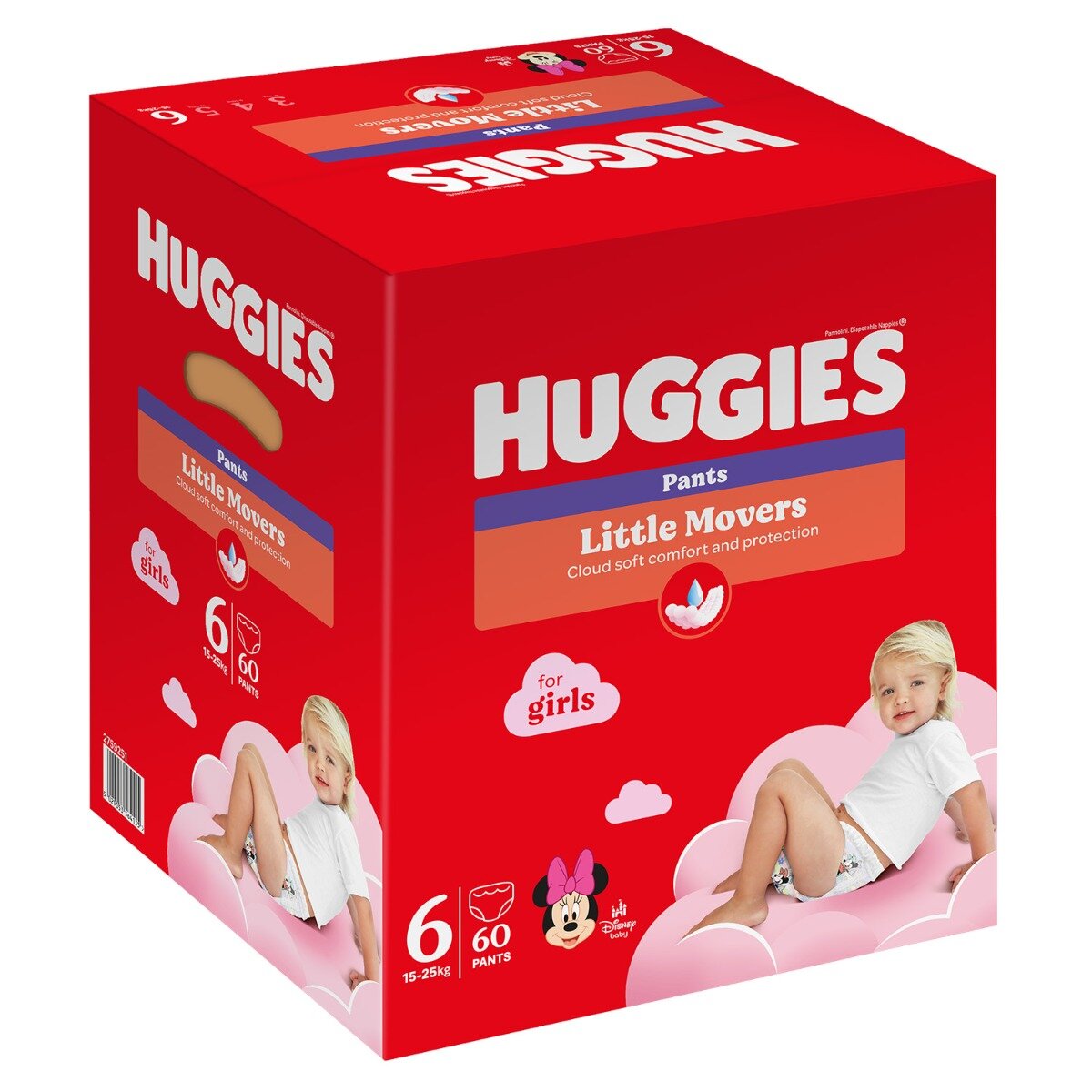 Huggies Scutece Pants Box Girls Nr 6 15 - 25 Kg 60 buc