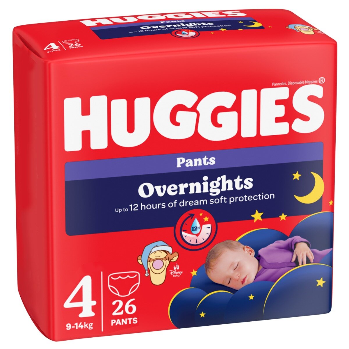 Huggies Scutece Pants Overnights Nr 4 9-14 kg 26 buc