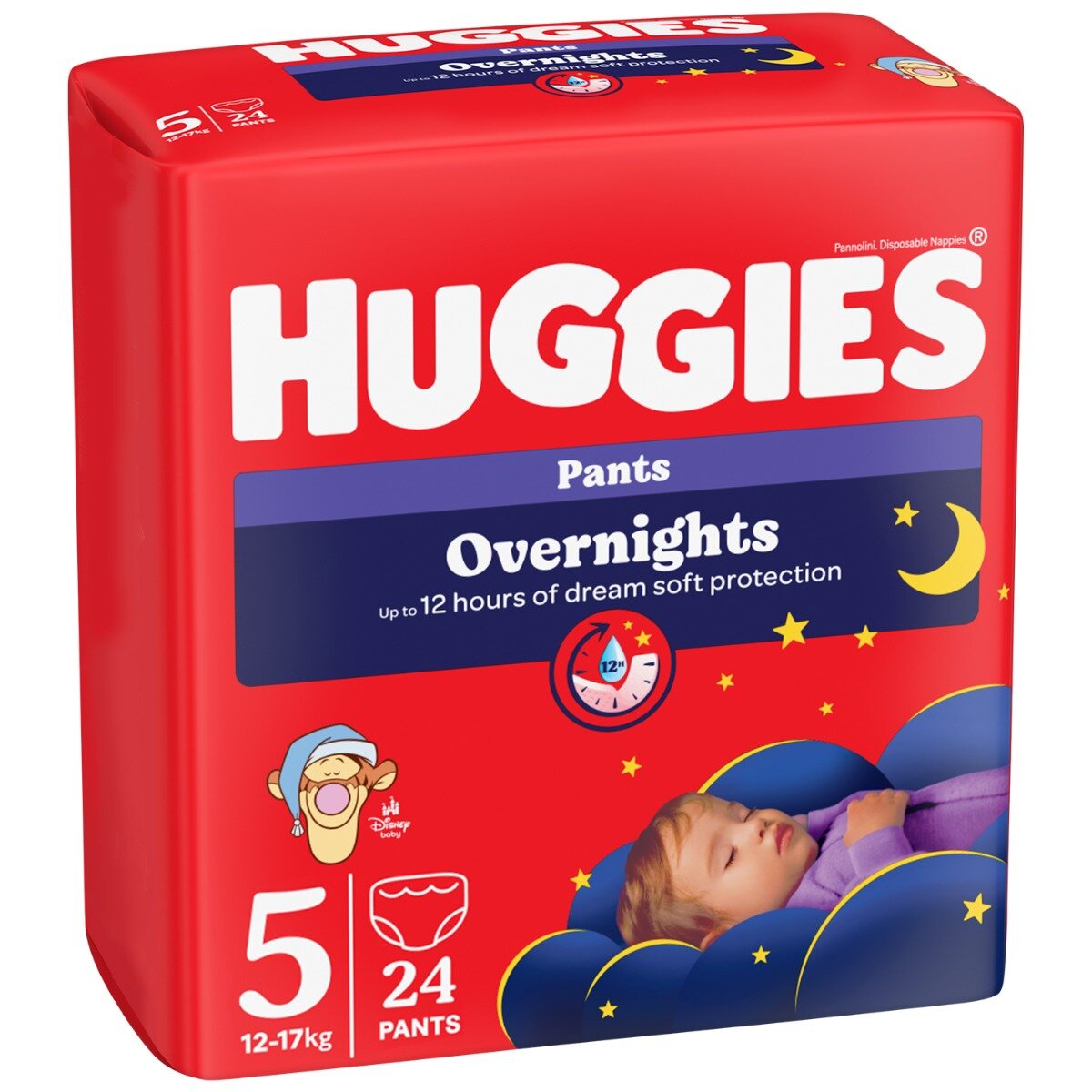 Huggies Scutece Pants Overnights Nr 5 12-17 kg 24 buc