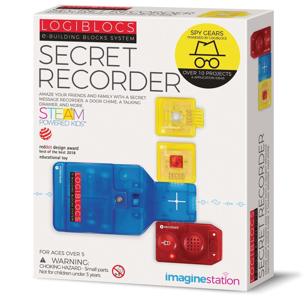 Imagine Station Joc educativ Logiblocs Secret Recorder