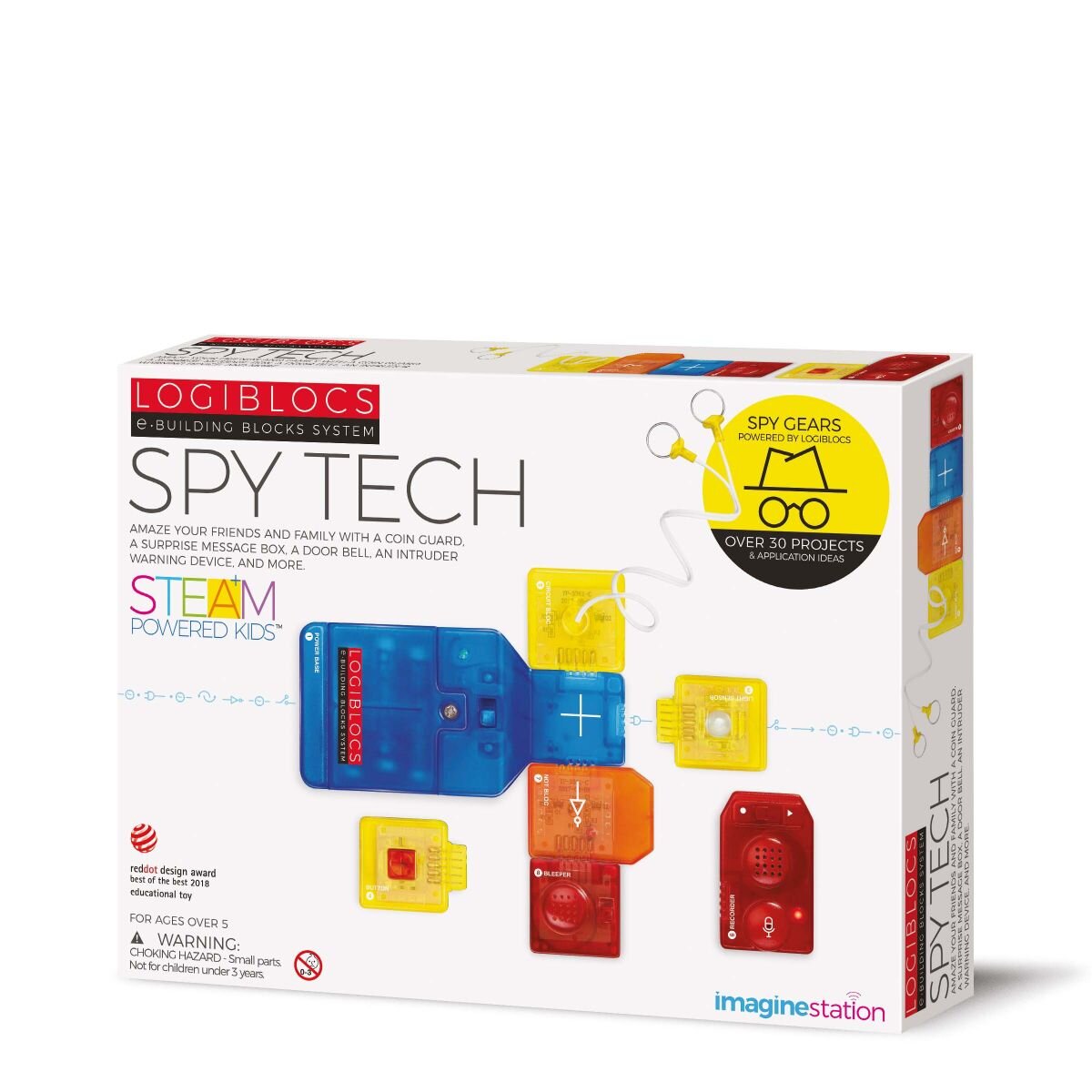 Imagine Station Joc educativ Logiblocs Spy Tech