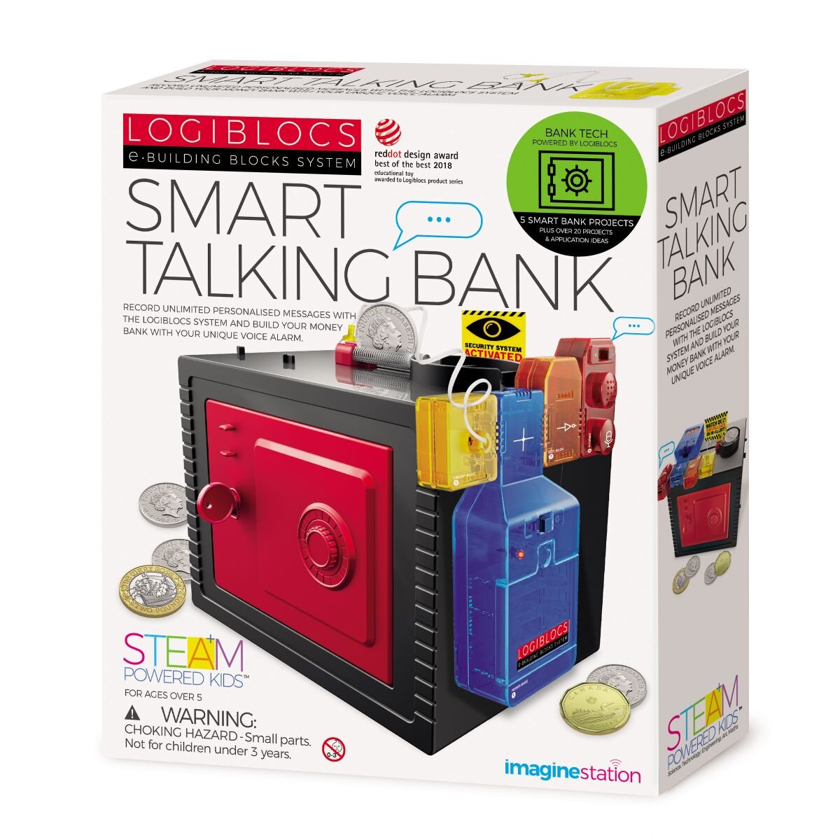 Imagine Station Joc electronic Logiblocs Set smart talking bank