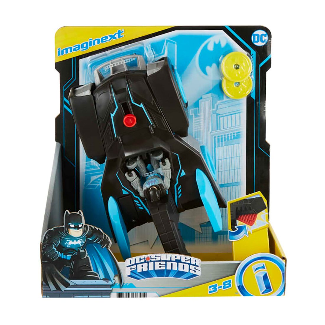 Imaginext Set de joaca DC Super Friends Bat-Tech Batmobile GWT24