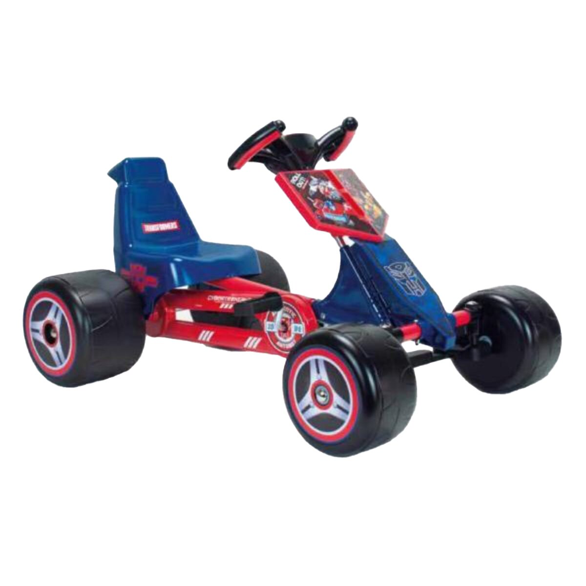 INJUSA Kart pentru copii actionare cu pedale design sport Transformers