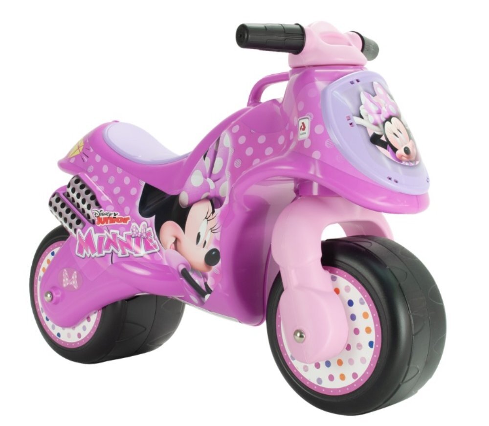 INJUSA Moto Ride-On Neox Disney Minnie Mouse fara pedale Roz