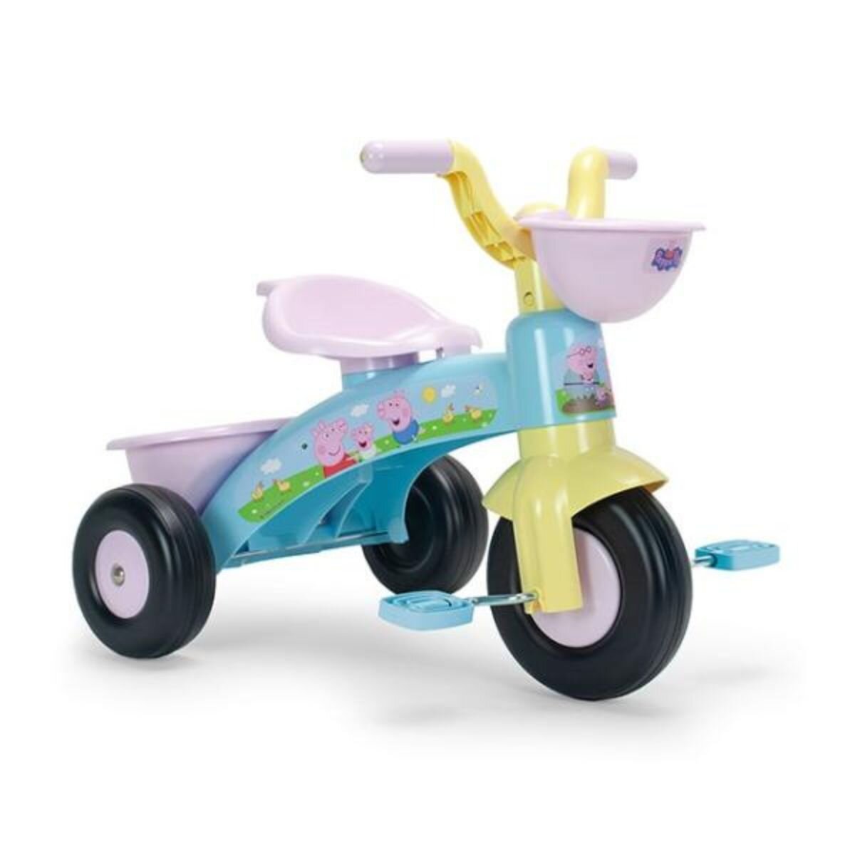 INJUSA Tricicleta cu pedale design ergonomic 62 x 42 x 46 cm Peppa Pig Baby