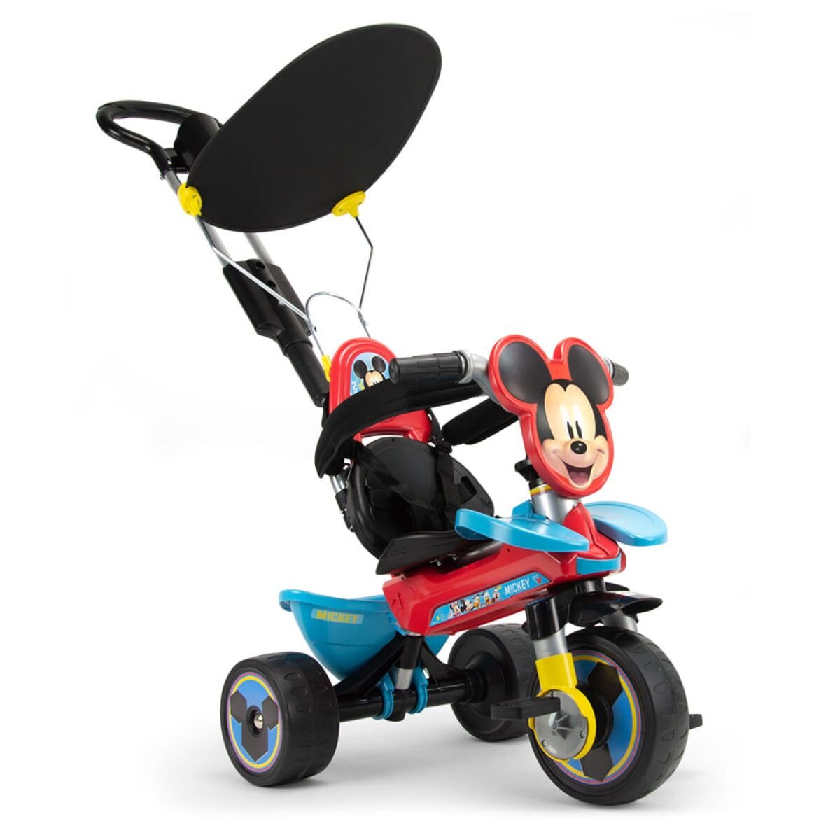 INJUSA Tricicleta evolutiva cu maner parental adaptabila anvelope EVA Disney Minnie Mouse
