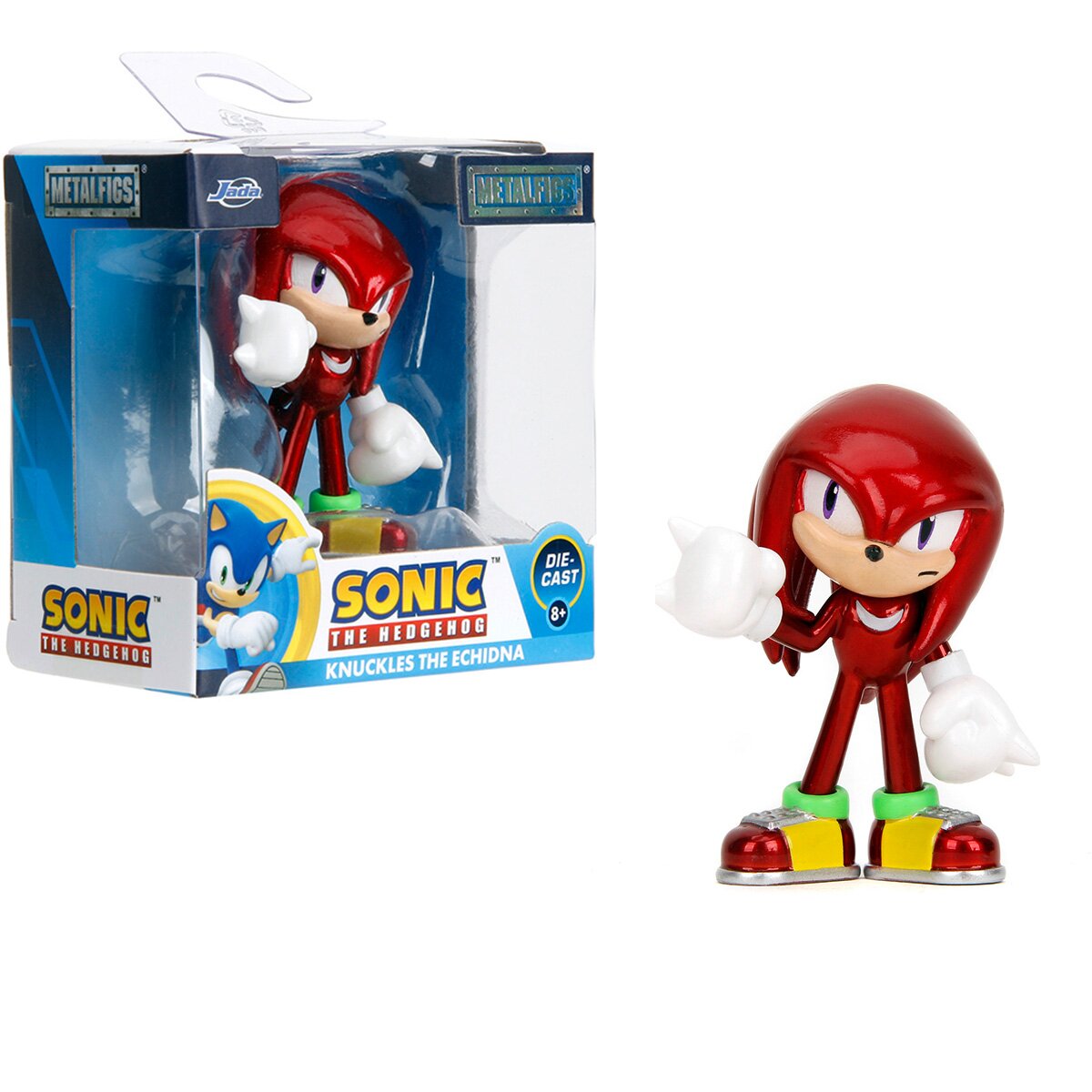 Jada Figurina metalica Sonic The Hedgehog Knuckles the Echidna 6 cm