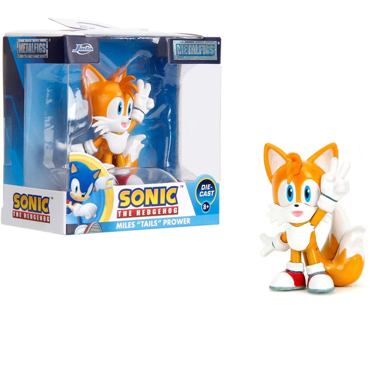 Jada Figurina metalica Sonic The Hedgehog Miles Tales Prower 6 cm