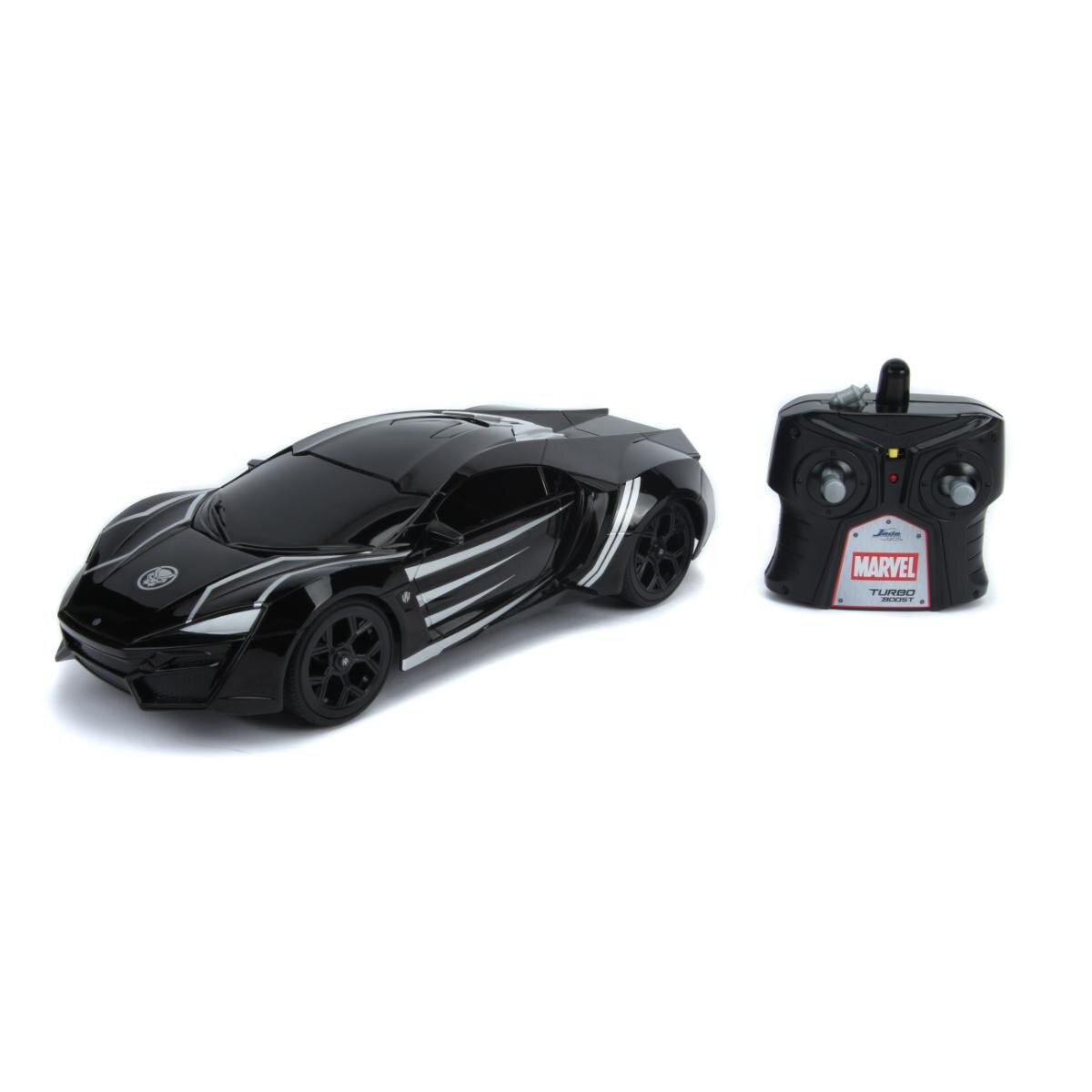 Jada Masina cu telecomanda Marvel Avengers Black Panther Lykan Hypersport 1:16