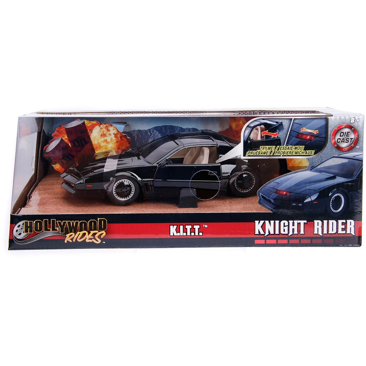 Jada Masina din metal Hollywood Rides Knight Rider Kitt 1:24